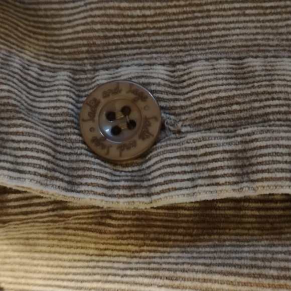 Arula Size A (1X) Corduroy Long Sleeve Romper - Picture 4 of 9